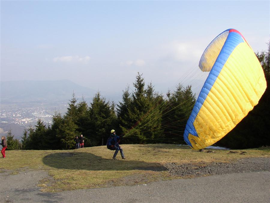 Velk Javornk - ideln msto pro paragliding v Beskydech